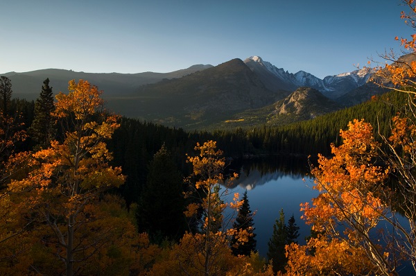 rocky mountains in fall