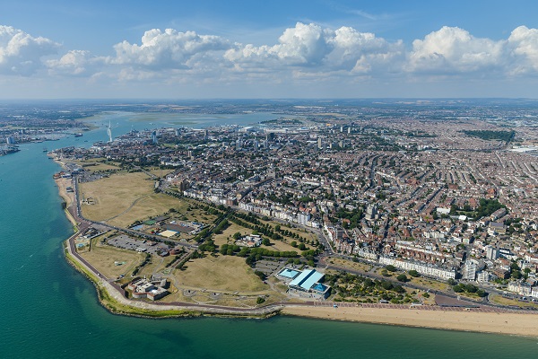 Aerial View of Portsmouth